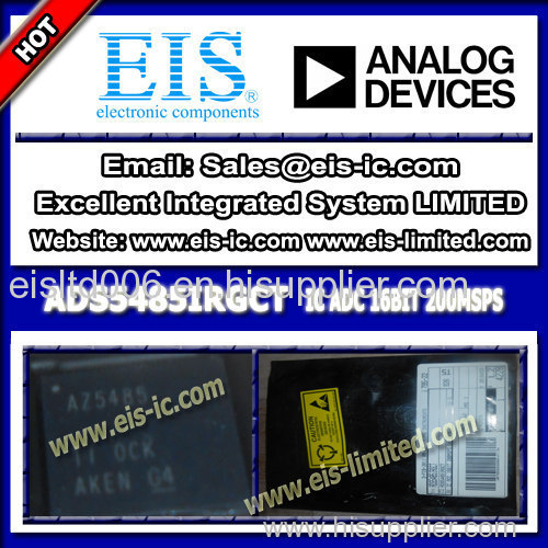 IC - ADS5485IRGCT - Analog to Digital Converters - ADC 16BIT 200MSPS ADC VQFN-64