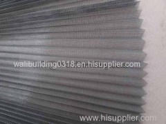 Plisse or Folded Insect Screen