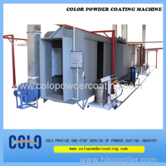 powder coating spray chamber