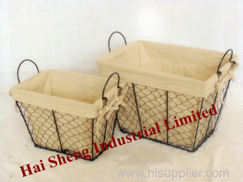 Wire Storage Basket & Box