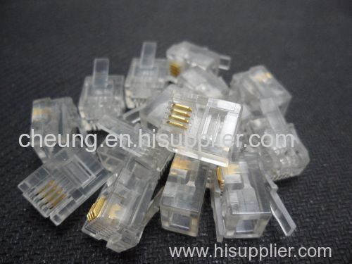 4 Pin RJ11 RJ-11 6P4C Modular Plug Telephone Phone Connector