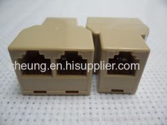 RJ-11/RJ-14 Phone Line Cable Coupler Splitter connector