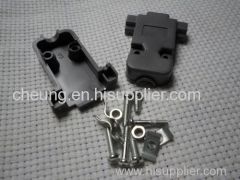 DB9 plastic hoods shells & screws