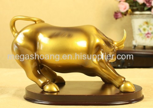 Resin crafts business gifts ornaments bull statue holiday gifts