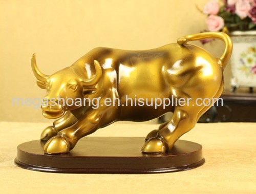 Resin crafts business gifts ornaments bull statue holiday gifts
