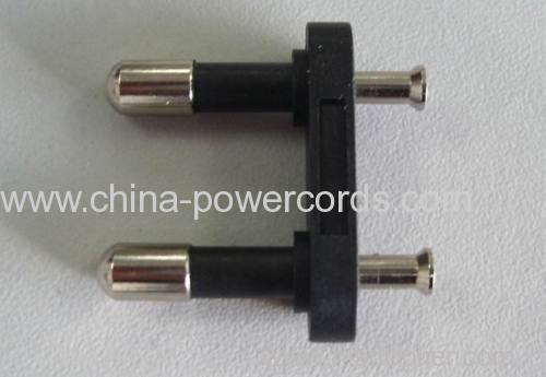 India 2-pin electrical Plug Insert