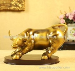 Resin crafts business gifts ornaments bull statue holiday gifts