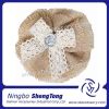 Jute artificial gunny flower for dress