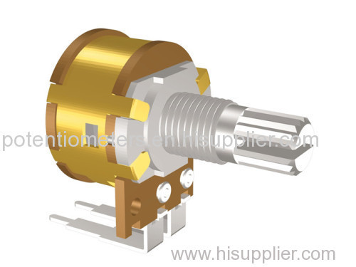 potentiometer with switch for fan regulator