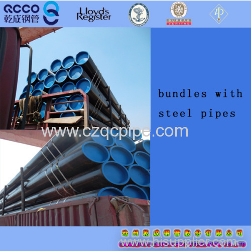QCCO Supply big diameter carbon seamles pipes API 5L Gr.B