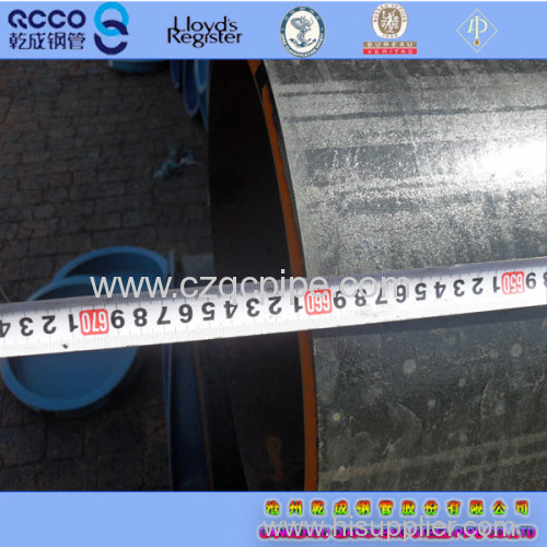 QCCO Supply big diameter carbon seamles pipes API 5L Gr.B