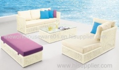 leisure bed +long sofa+bench