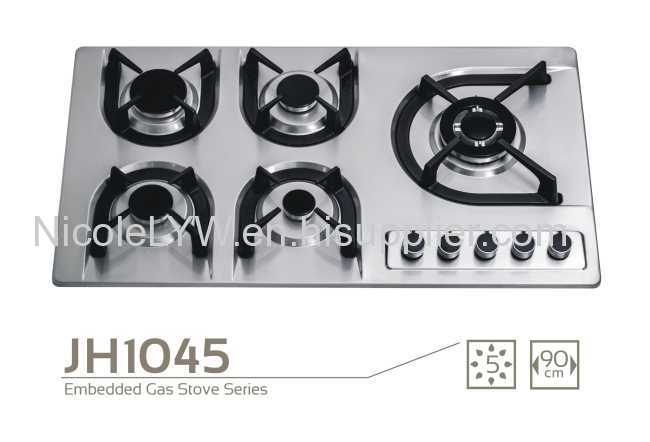 5/five burners, stainless steel, OEM/ODM, High quality Gas Cooktop, gas stove
