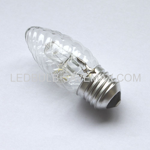 Twisted candle eco halogen bulb