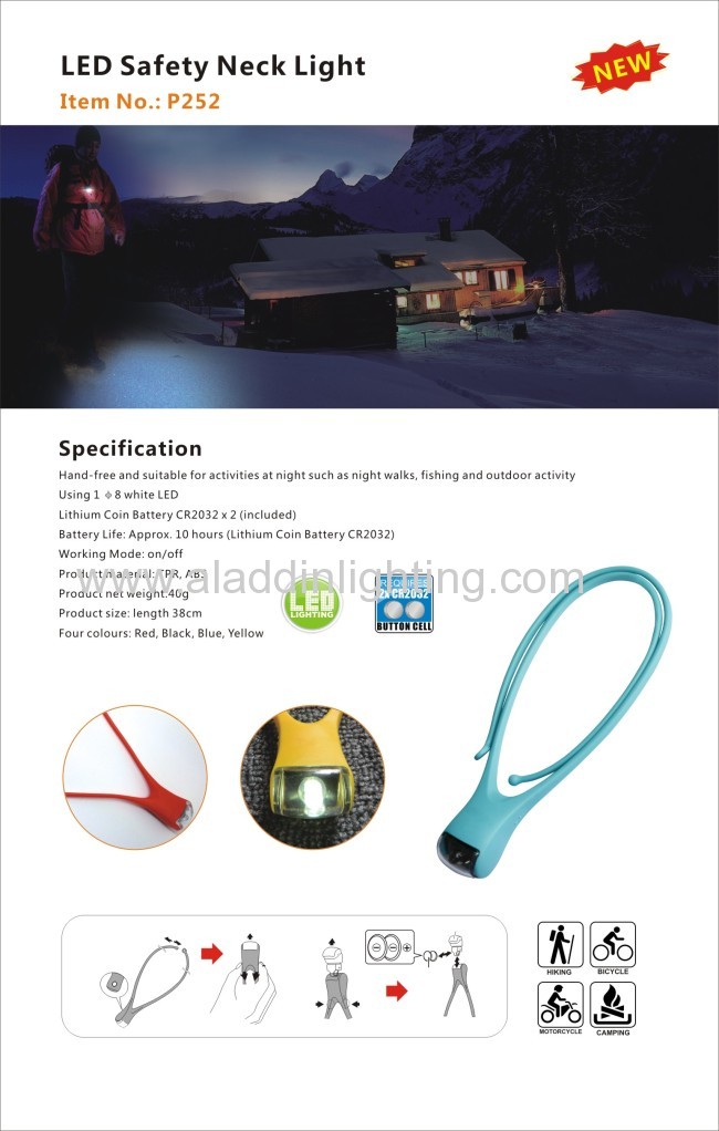 New novelty LED safety neck light