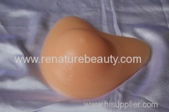 V unsymmetrical silicone mastectomy breast form for wholesale