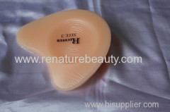 V unsymmetrical silicone mastectomy breast form for wholesale