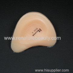 V unsymmetrical silicone mastectomy breast form for wholesale