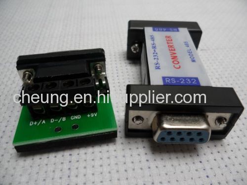 9 PIN RS-232 to RS-485 Adapter Interface Converter