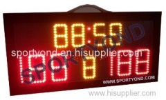 Portable electronic digital scoreboard