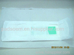 Megatism sanitary napkin oem with soft cotton non-woven fabric