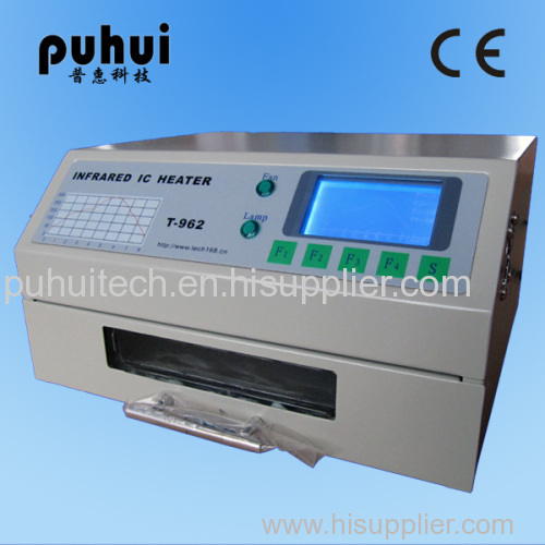 T962 desktop reflow oven, mini wave soldering machine, infrared IC heater,taian,puhui