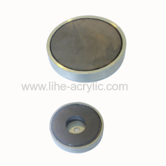 Neodymium Pot Magnet With Countersink