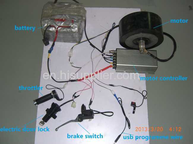 high power sine wave BLDC motor controller for electric scooter 48V,80A