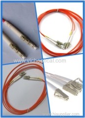 LC to LC/PC 2 core multimode fiber optic patch cord