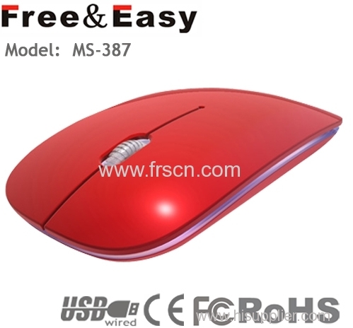 slim wired optical mouse