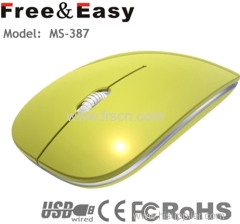 slim wired optical mouse