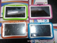 New Kids Cartoon Tablet PC Pre-installed Educational Apps & 7 inch Android 4.1 Dual Cam Wifi Pink/Blue/Orange/Green