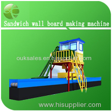 Sandwich wall board making machine
