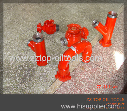 3  FIG1502 Lateral Wye 90 degree for Well head pipe fitting