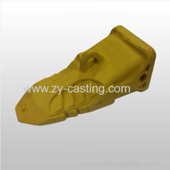 bucket tooth large carbon steel yellow color engineer machinery