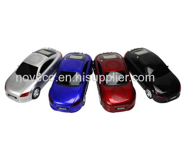 Mini Car Speaker,Portable Mini mp3/fm Speaker with TF/USB/FM Radio