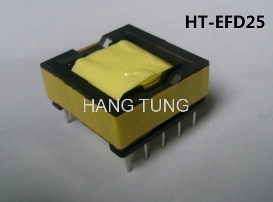 High frequency transformer with EFD25 type 