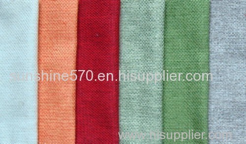 imitate linen sofa fabric plain polyester upholstrey textile