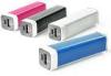 2200mAh iPhone External Battery Charger , Mini Lipstick Power Bank