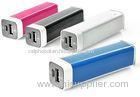 2200mAh iPhone External Battery Charger , Mini Lipstick Power Bank