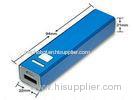 2600mAh Blue / Red / Black Portable Power Bank For Mobile Devices
