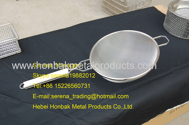 Tinned wire Single mesh strainer 6