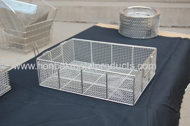 stainless steel 304 wire mesh basket tray