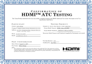 HDMI CABLE Certificate