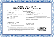 HDMI CABLE Certificate