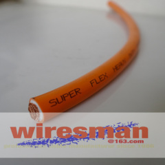 orange/white superflex double insulation heavey duty 35SQMM welding cable 300AMP