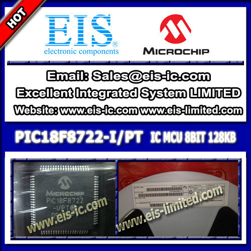 PIC18F8722-I/PT - IC 8-bit Microcontrollers MCU 128KB FLASH