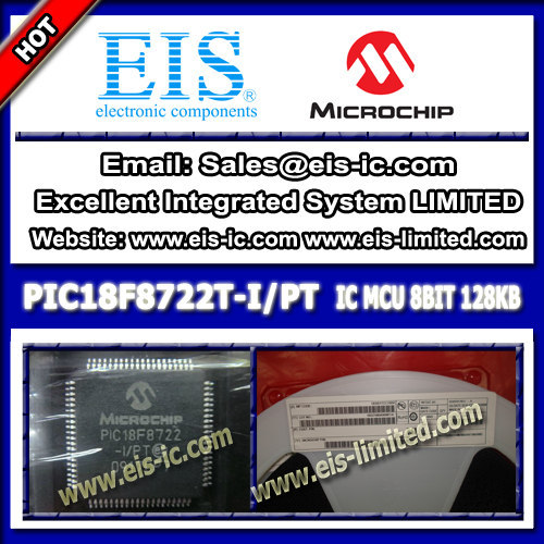 PIC18F8722T-I/PT - IC 8-bit Microcontrollers MCU 128KB FLASH