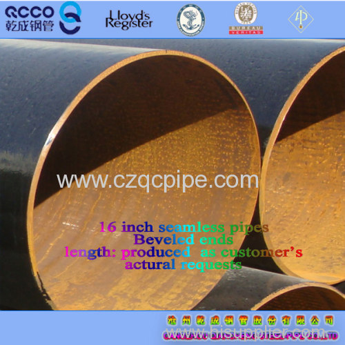 QCCO Supply API 5L Gr.B PSL2 carbon seamless pipeline