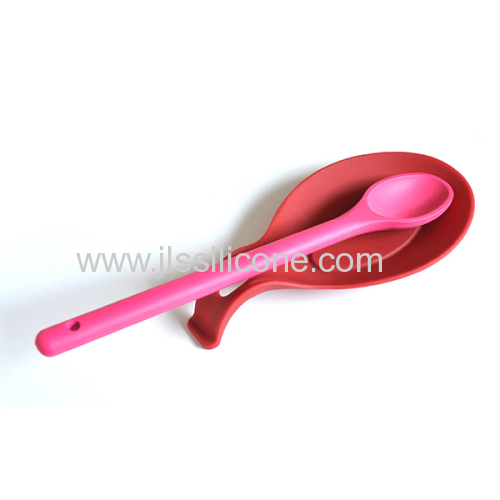 New design silicone spoon holder for cooking